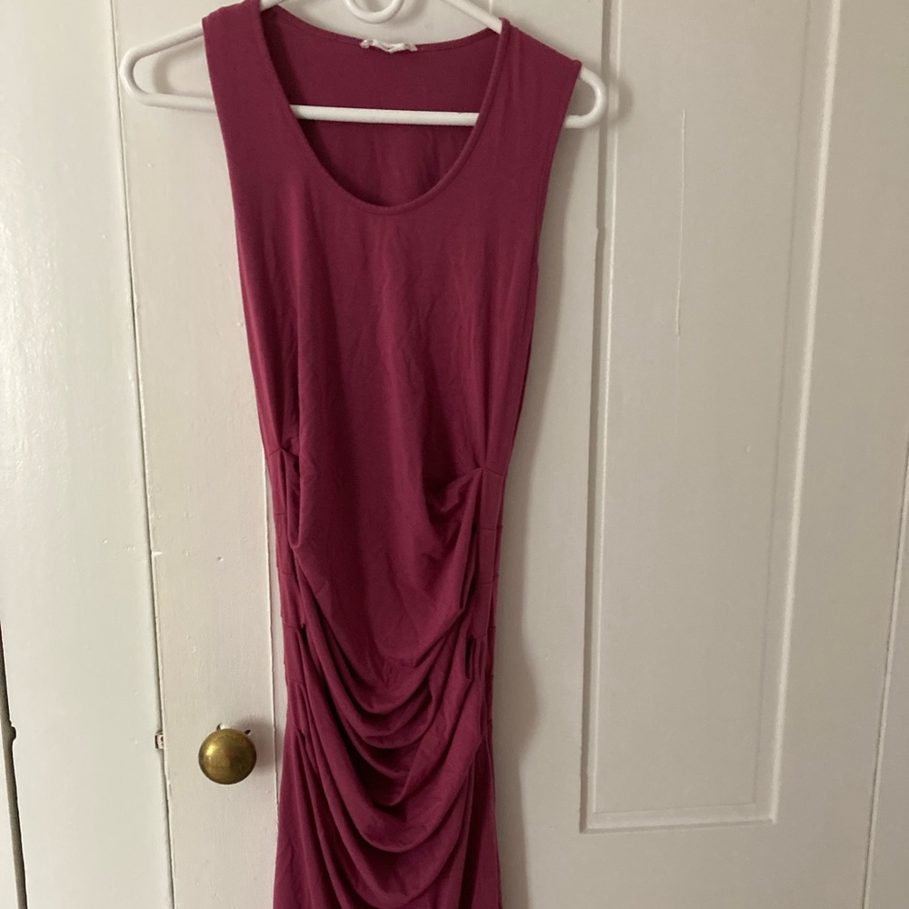 Ingrid and Isabel pleated maternity tank dress